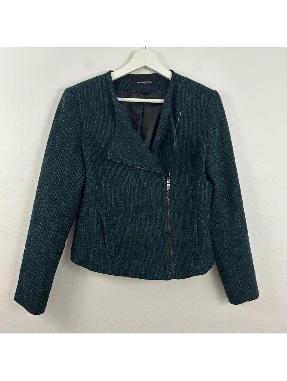 Banana Republic Women’s Boucle Motto Jacket Size M